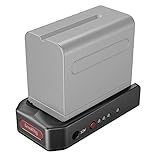 SMALLRIG NP-F Akku Adapterplatte Professional Edition, Kompatibel mit den Meisten NP-F Akkus, NP-F Battery Adapter Plate für spiegellose Kameras, ABS Material - 3168