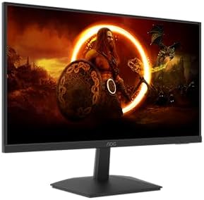 AOC Gaming 24G15N, monitor Full HD da 24 pollici, 180 Hz, VA veloce, 1 ms, sincronizzazione adattiva, HDR10, ritardo di ingresso basso (1920x1080, HDMI 2.0, DisplayPort 1.4,)