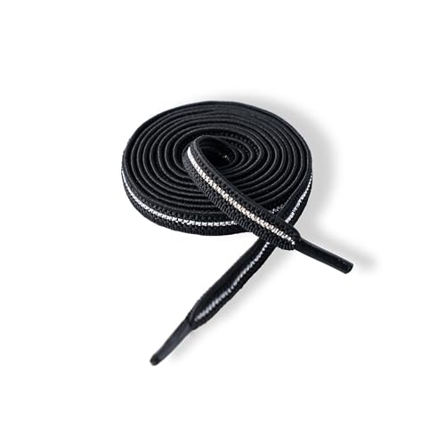 VEILLEONG �t���b�g�S���C�R - �X�j�[�J�[�A�J�W���A���V���[�Y�A�u�[�c�A���ׂẴ��[�X�A�b�v�V���[�Y�p�̕����T�C�Y�B, �u���b�N, 63" ( 160 CM )