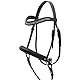 PFIFF 103111 Hobby Horsing Spieltrense gebisslose Trense für Hobby Horse Spielpferd Plüsch-Pferd, Schwarz