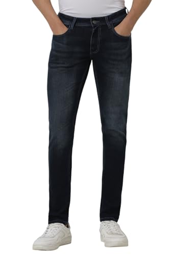 Image of Peter England Men Mid Rise Everyday Skinny Fit Jeans