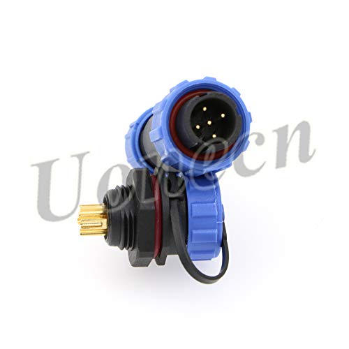 Conector impermeable Uonecn SP13 5 Pin pack 3 unidades miniatura 4