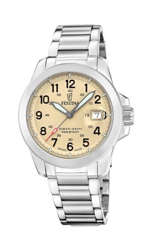 Montre pour Homme Festina Swiss Made classique en acier inoxydable F20081/1