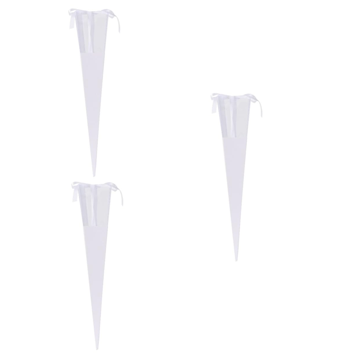 NOLITOY 15pcs Single Rose Packaging Bags Elegant Design for Valentine's Day Flowers Crafts Jewelry Storage and Construction