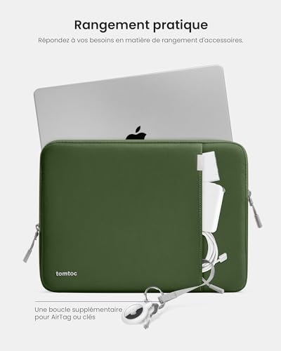 Housse MacBook Pro 14 M5 tomtoc 360° avec pochette accessoires - 5