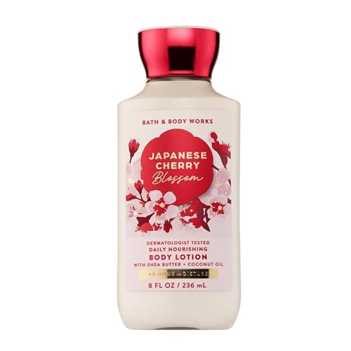Bath & Body Works Japanese Cherry Blossom Body Lotion, Lightweight Daily Moisturizer with Shea...