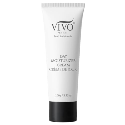 Vivo Per Lei Day Cream - Dead Sea Face Cream for Dull, Dry Skin - Moisturizing Day Cream with Shea Butter - Non Greasy Day Moisturizer - Hydrating Face Cream for Women - 3.4 Fl. Oz. - pack of 2