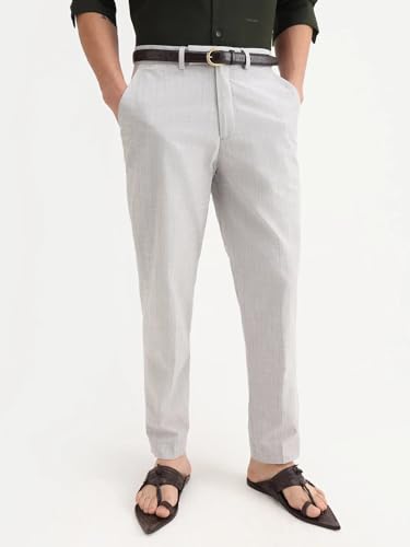 Image of Rare Rabbit Straight fit Striped Trouser