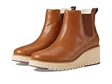 COLE HAAN Women's Zerogrand City Wedge Boot Fashion, Waterproof British Tan, 7