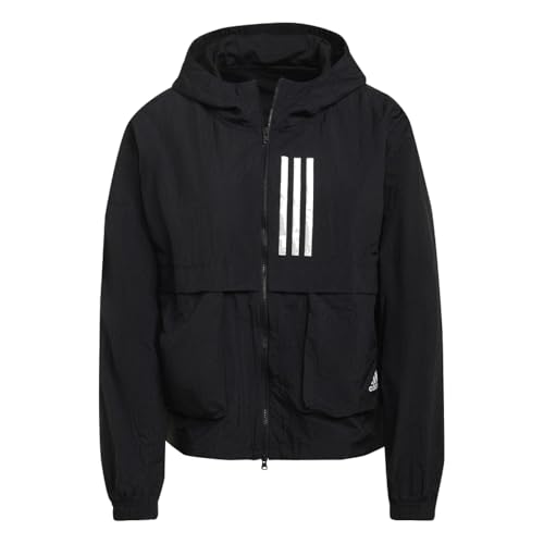 adidas Women's Sportswear W.N.D. Windbreaker, Black