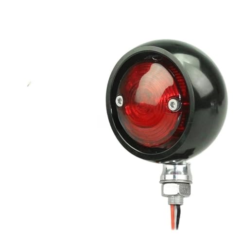 Feu arrière LED rouge universel pour moto vintage de style Chopper et Bobber