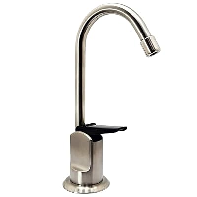 Westbrass A203-NL-20 6" Touch-Flo Style Pure Cold Water Dispenser Faucet, Stainless Steel