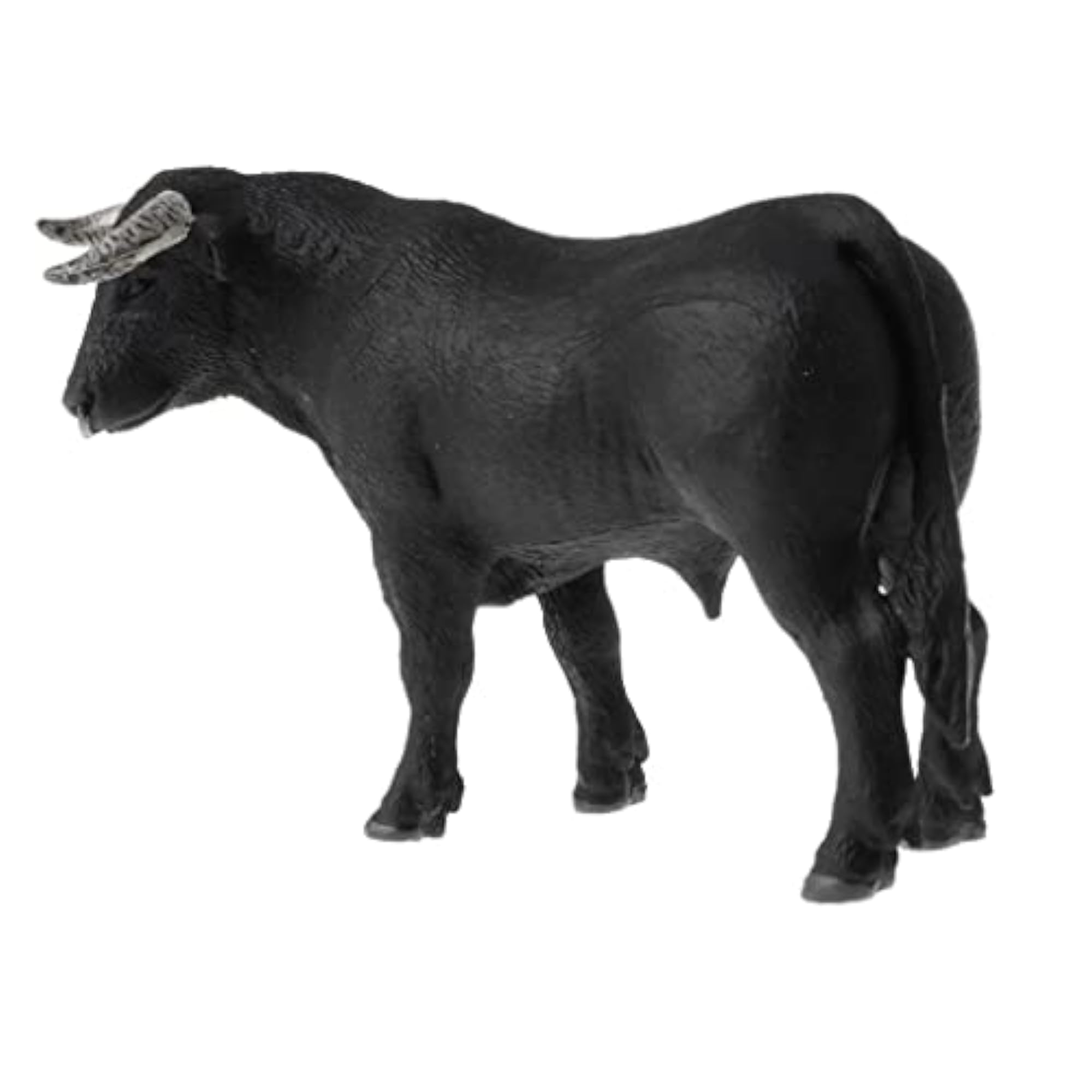 Realistic Black Bull Animal Model Educational Toy Gift