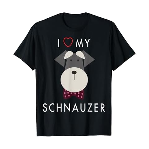 Schnauzer Love - T-Shirt For Dog Loving People Cover