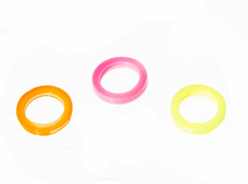 Capuchons fluorescents pour clés en plastique One Stop DIY lot de 1000 pièces couleurs mix