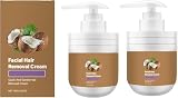 Oil Facial Hair Removal Cream, Oil Facial Depilatory Cream, For Women & Men For Face And Body(2pc)