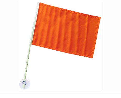 Drapeau de ski orange pour la sécurité des sports nautiques