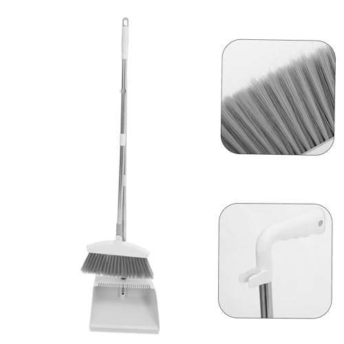 PENIKOKO Faltbares Besen Kehrschaufel Set Weiß Ergonomisch Leicht Platzsparend für Haus und Außenbereich für Haushaltsreinigung Werkstatt Garage Eingänge Langlebig und Komfortabel – Bild 8