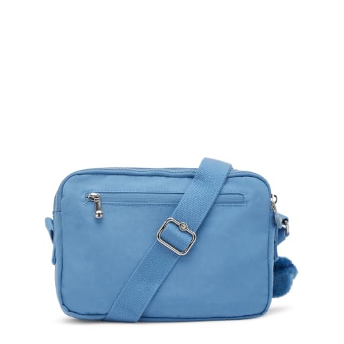 Image of Kipling Women's Abanu Medium Crossbody Bag, Lightweight, Adjustable Nylon Waist Pack with Multi-Compartment Zip Pockets