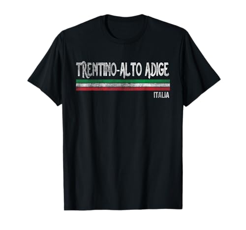 Trentino-Alto Adige Italia regione italiana Souvenir bandiera Italia Maglietta