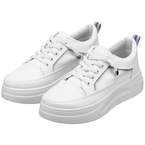 PartyKindom 1 Par De Zapatillas De Deporte con Aumento De Altura para Mujer Zapatillas Deportivas