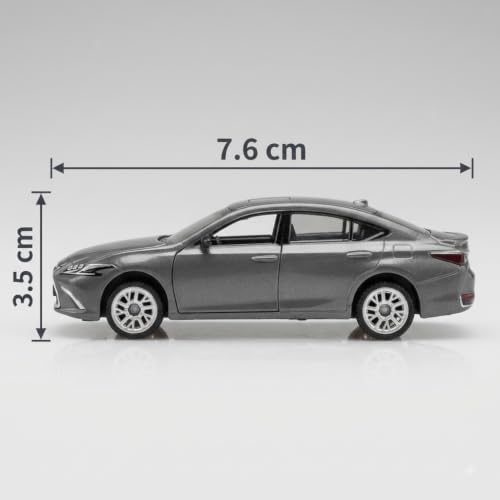 Image of Wizplex CCA Officially Licensed Lexus ES300h 1:64 Scale Die Cast Metal Car - Collectible Alloy Luxury Sedan with Openable Doors & Free-Rolling Wheels, Display Showpiece for Kids 3+