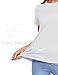 MAGCOMSEN Moisture Wicking Shirts for Women White Workout Tops Rash Guard Short Sleeve SPF Athletic Tennis Cooling Tees, 2XL