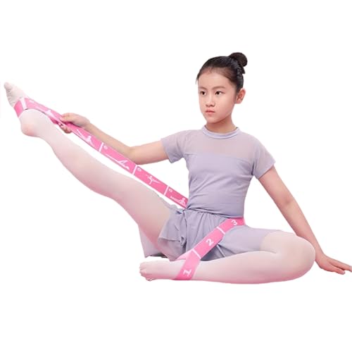 2-Pack Adjustable Kids Dance Stretch Bands - 8-Loop Elastic Bands for Ballet, Latin, Yoga, Gymnastics & Stretching - Flexible, Multi-Section Design for Dance Training & Flexibility - Image 4