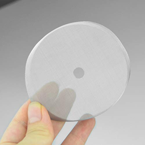 Filtro de prensa de café Walbest 3 peças de filtro de malha removível de aço inoxidável reutilizável