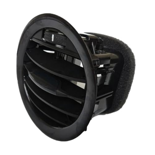 Rejilla de ventilación cromada y negra con acabado elegante para Opel