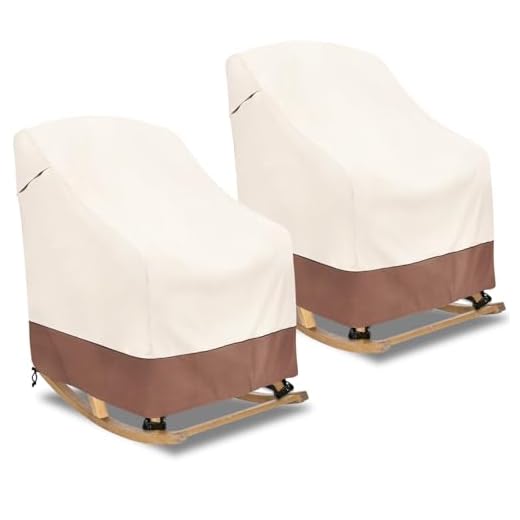 Best rocking lawn chair Weatherproof Rocking Chair Covers, 2-Pack