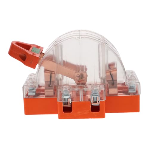 IWOWHERO Dual Throw Disconnect Switch with LED Indicator Dual Circuit Isolator Knife Switch for Control Various Applications