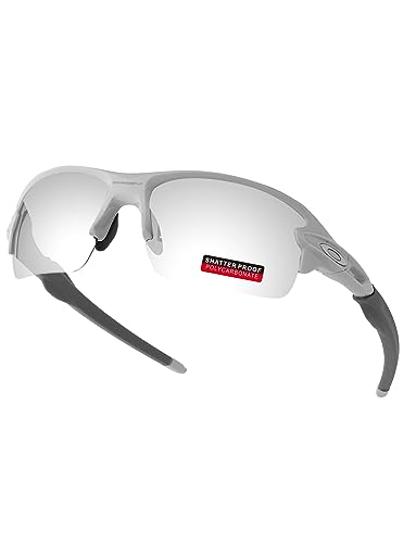 Image of PRO+ Polycarbonate Replacement Lenses & Rubber Kits /Nose Pads for Oakley Flak Series Sunglasses