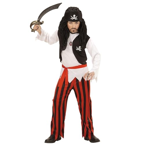 W WIDMANN MILANO Party Fashion - Disfraz infantil de pirata, bucanero, corsario, para carnaval