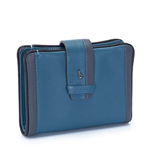 Abbacino Cartera pequeña de Mujer de Piel en Azul Cover