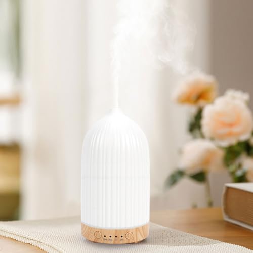 Difusor aromático eléctrico Haofy 200 mL con luz LED y apagado automático miniatura 3