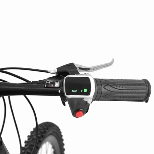 Acelerador de bicicleta eléctrica con pantalla estanca para tus rutas bajo la lluvia 3