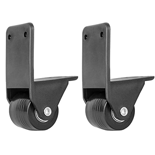 2PCS Luggage Wheels Replacement Universal Trolley Suitcase Bag Fixed Casters Plastic2