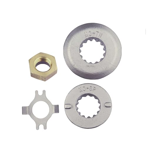 Image of Propeller 10 3 /8 x 14 Pitch 3 Blade 13 Spline Tooth 48-816706A45 | Compatible for Mercury 25-70 HP RH Rotation Aluminum Prop with Hub Kit