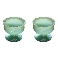 Amazon.co.jp: 手作りの花柄エンボス加工ガラスボウル 240ml