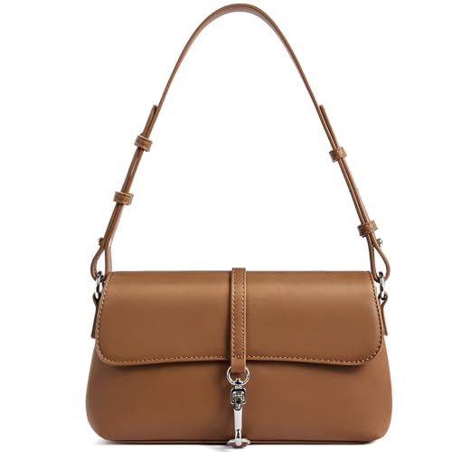 BOSTANTEN Small Purses for Women Trendy Leather Shoulder Bag with Adjustable Strap