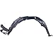 FitParts Compatible With Front Left Right, Driver & Passenger Set Pair Fender Liner Lexus IS 250, 350 2006-2008 Sedan. New, Plastic & Ready to Install. LX1250112 LX1251112