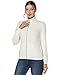 J.Corrine Women's Zip up Sweatshirts Jacket Stand Collar Long Sleeve Running Track Jacket with Pockets White M