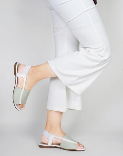 Image of SilverArrow womens Voyaga Flat Sandal, Fashion Sandals with Strap, Suitable for Fusion Outfit