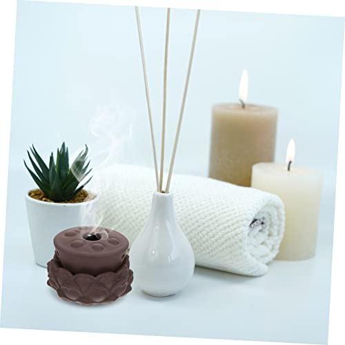 Caja portátil de moxibustión para ombligo, función dual, olla de arena púrpura para calentamiento uterino y terapia de calor en casa miniatura 6