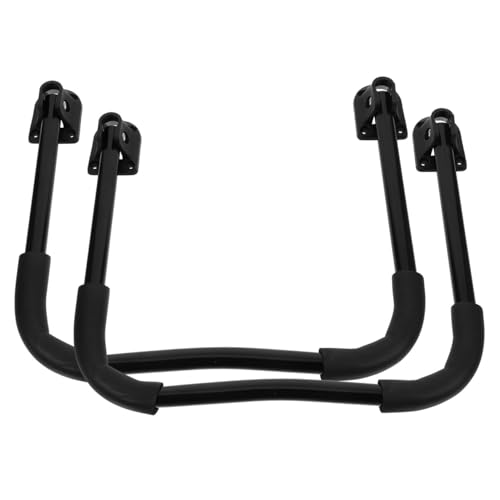 ULTECHNOVO Patas Plegables para Mesa 2 Piezas de Hierro Negro con diseño Simple y Estructura Firme, para escritorios y Muebles compactos con función Antideslizante