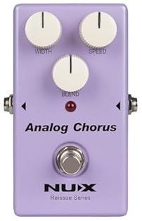 Ringing modulation which gives the impression of multiple guitars Pure analog "bucket-brigade" circuitry True bypass hardware switching Width, Speed & Blend controls Suppied with 9v battery Hand orientation: left