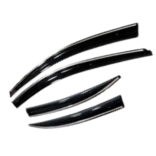 Image of CAR SAAZ Chrome Line Door Visor for Matiz (Set of 4Pcs) | Rain Guard | Wind Deflector
