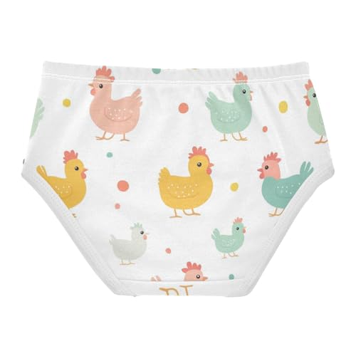 GuoChe Sport Panties Elastic Waistband Panties Comfort Color for Young Girls in Sizes 2T,3T, 4T, 5T, 6Y and 8Y2