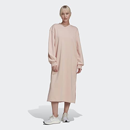 adidas Womens W Sportswear Below-Knee Fleece Dress3